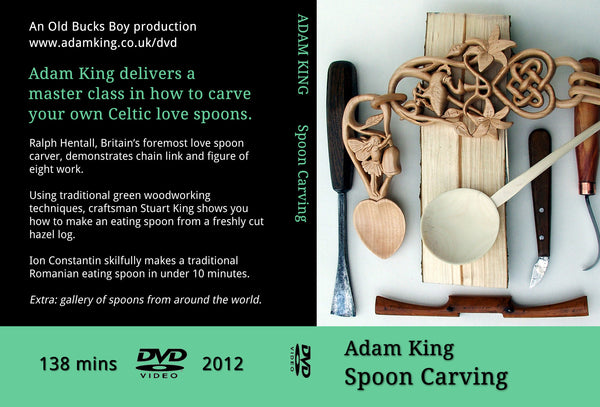 Spoon carving DVD (SALE 25% off, was £20)