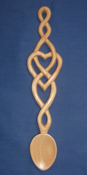 Celtic Heart and Twist Love spoon