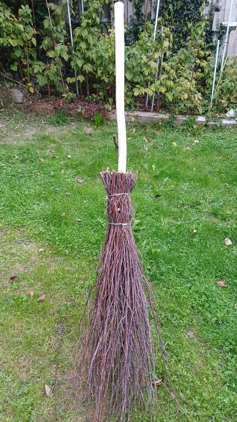 Besom broom (bound with wire)