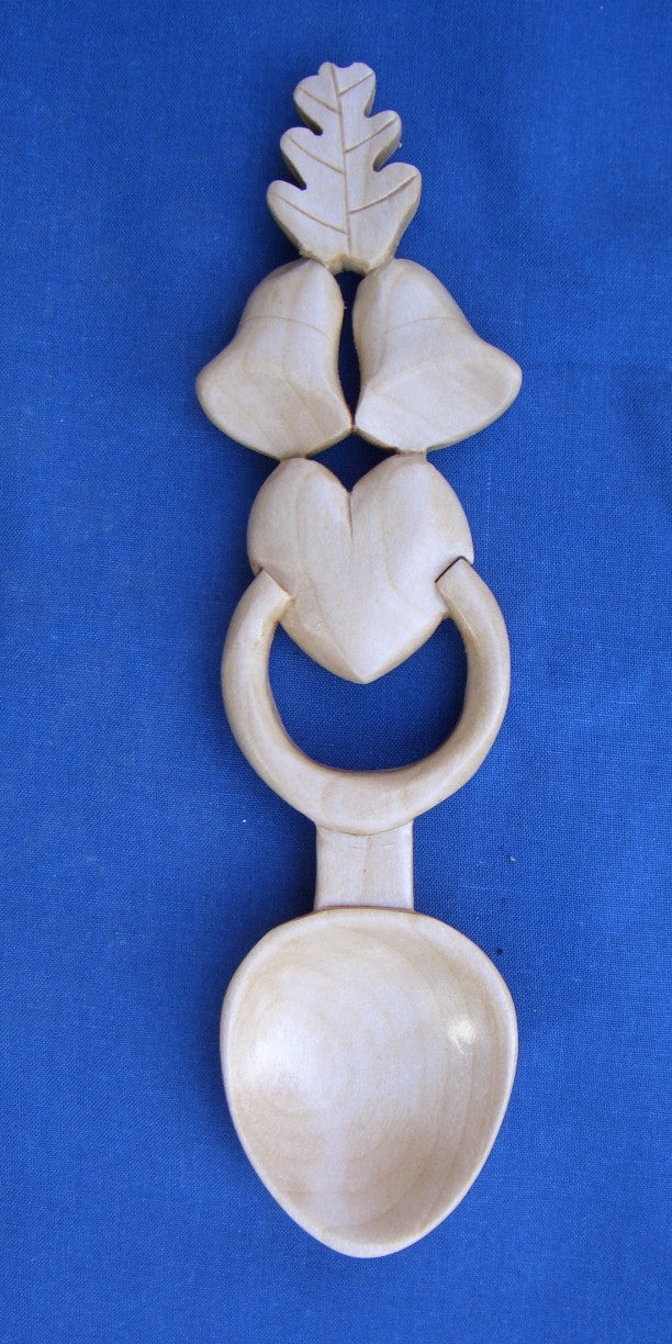 Wedding bells lovespoon