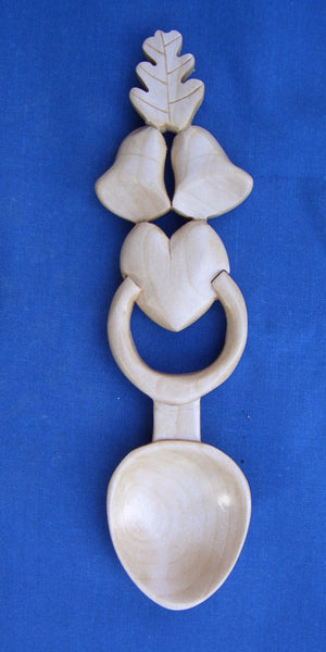 Wedding bells lovespoon